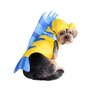 Rubies Disney Little Mermaid: Flounder Pet Costume for For Dogs or Cats Medium